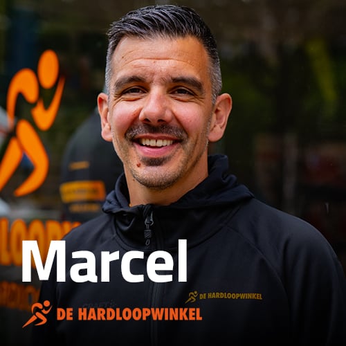 Foto van Marcel, is sinds 2003 eigenaar van De Hardloopwinkels. 
