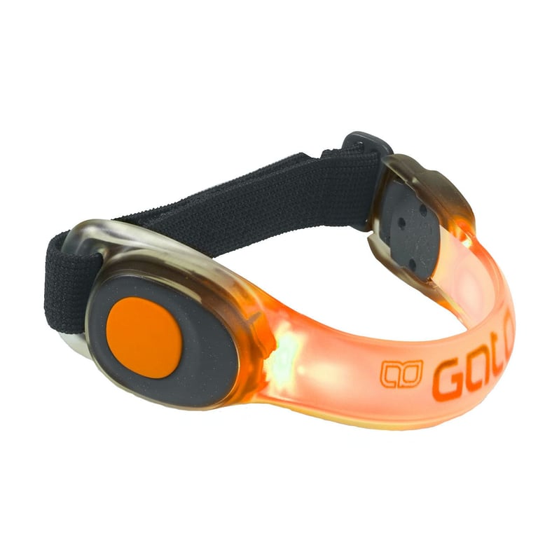 armband LED USB oplaadbaar oranje