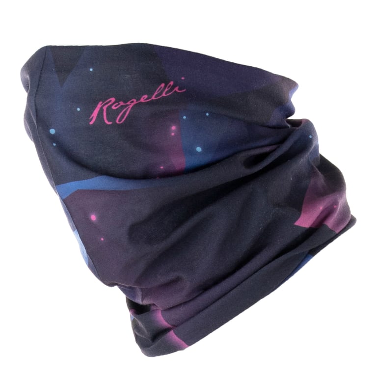 scarf Zwart/Roze/Blauw