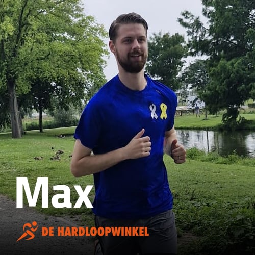foto van max, werknemer hardloopwinkel