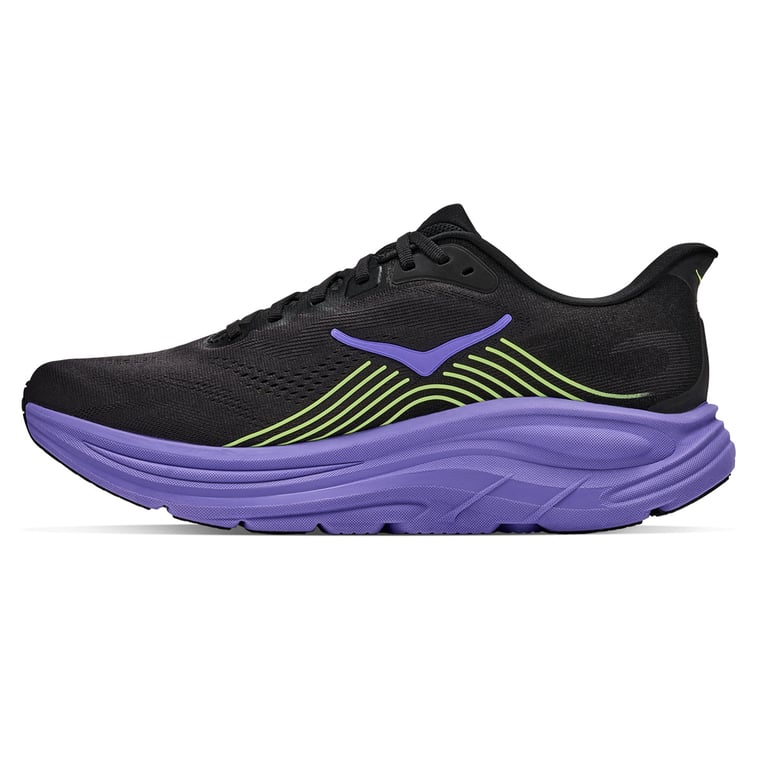 HOKA Clifton 11 (Black/Neon Yuzu) voor heren