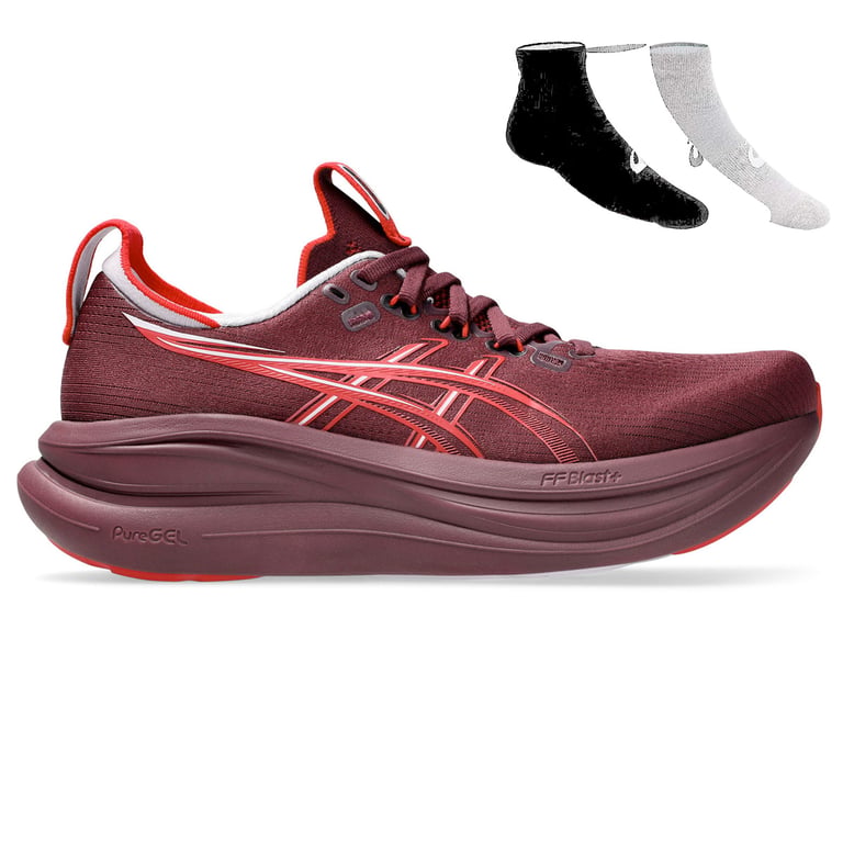 Gel Nimbus 28 + Gratis Asics 3-pack sokken