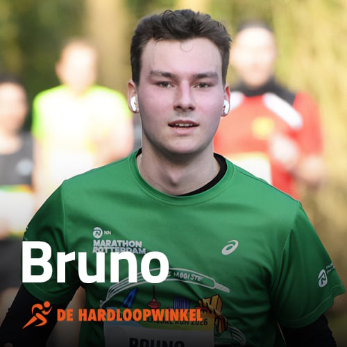 Foto van Bruno, winkelmedewerker van De Hardloopwinkel.