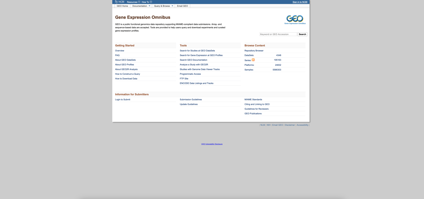 GEO landing page