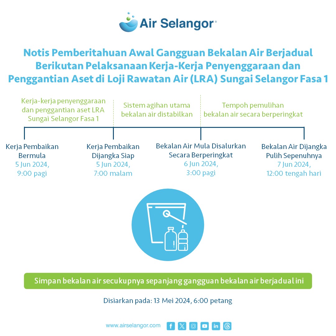 Air Selangor announcement