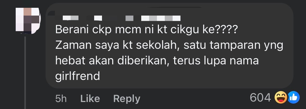 'I'm Here To See My Girlfriend!' — M'sian Teen Shocks Netizens When Asked Why He Attends School comment 2