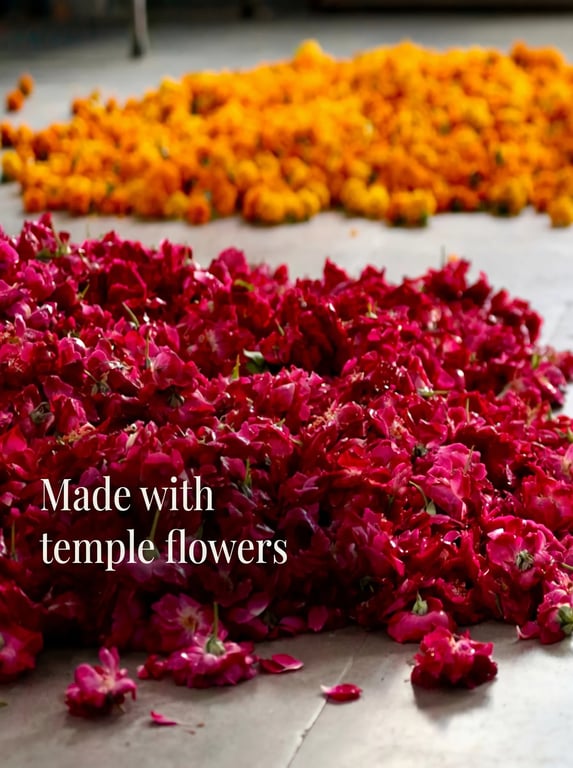 Temple-flower Holi color powder