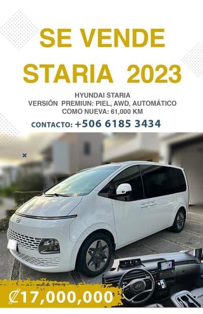 2023 Hyundai Staria