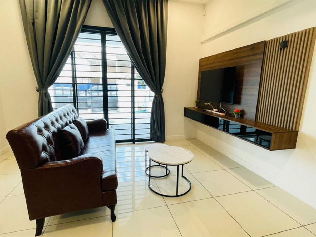 Living Room at A23 Hello Baby Dato Onn 11 Homestay In Bandar Dato Onn (15Pax) Netflix, photo 2