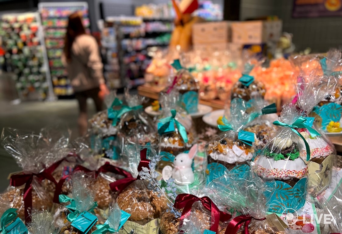 Паски в супермаркеті