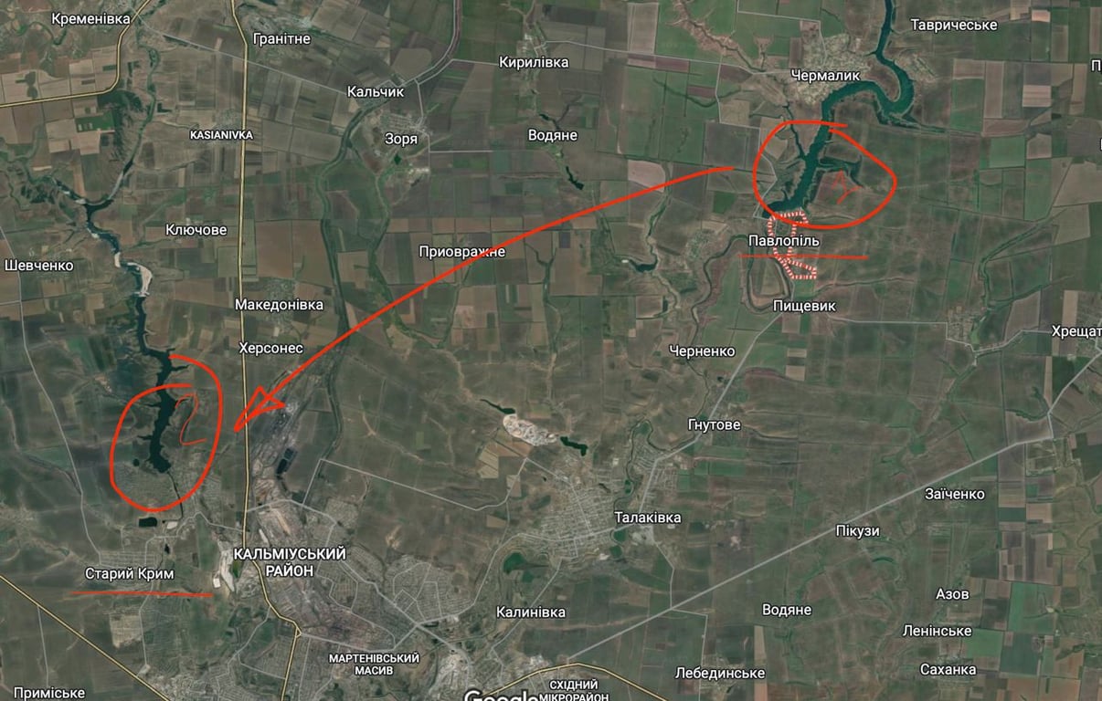 Проблема с водой в Мариуполе