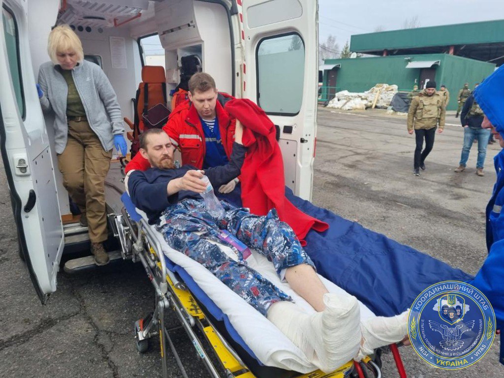 Передача россии раненых пленных