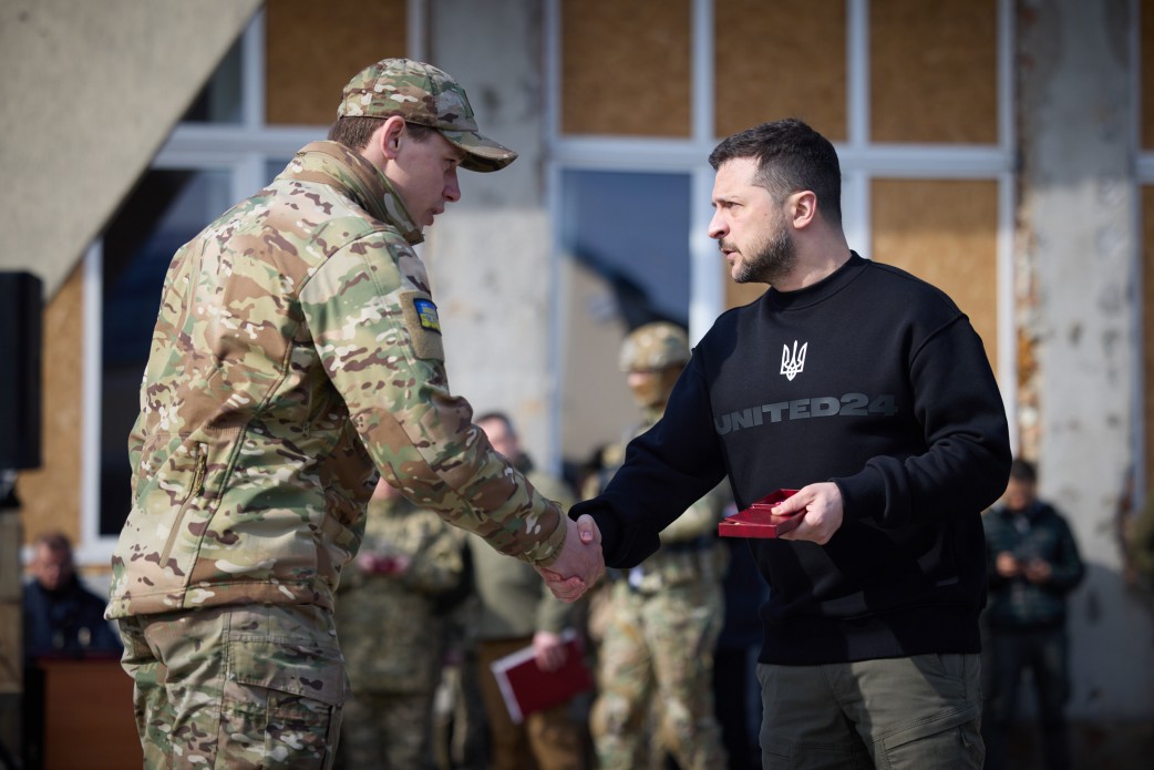 Владимир Зеленский в Сумской области