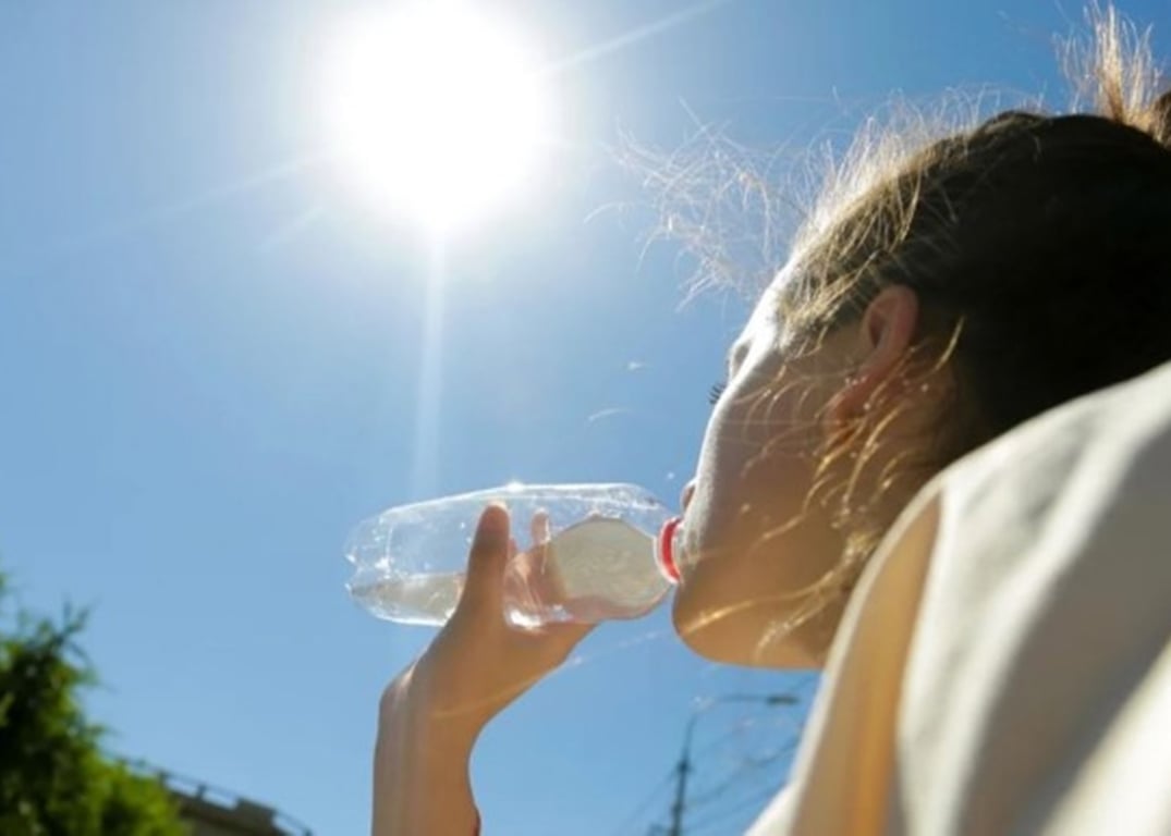 Жара на улице