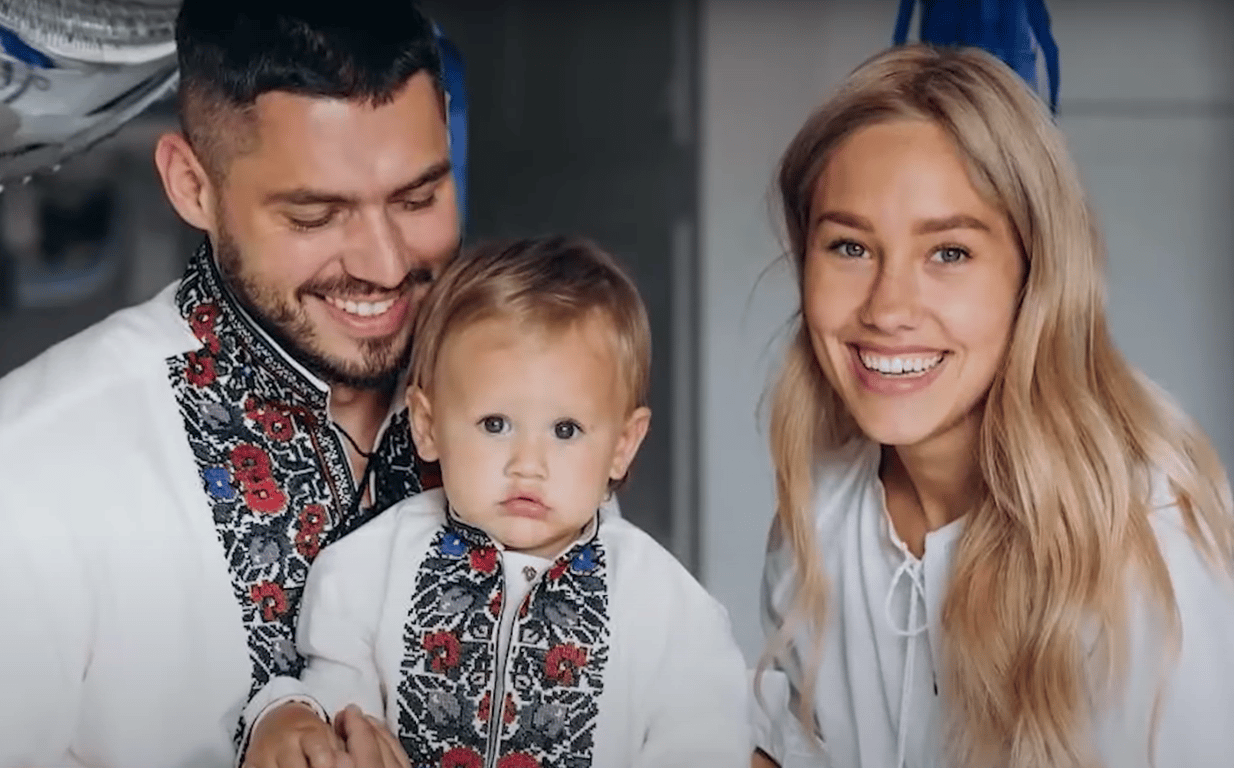 Никита Добрынин, Даша Квиткова и их сын Лев