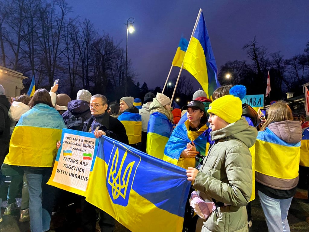 Марш солідарності з Україною у Варшаві