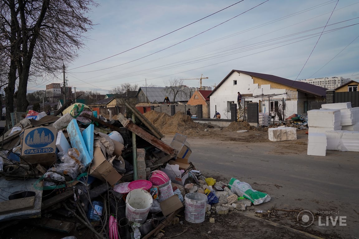 Вулиця Вокзальна в Бучі