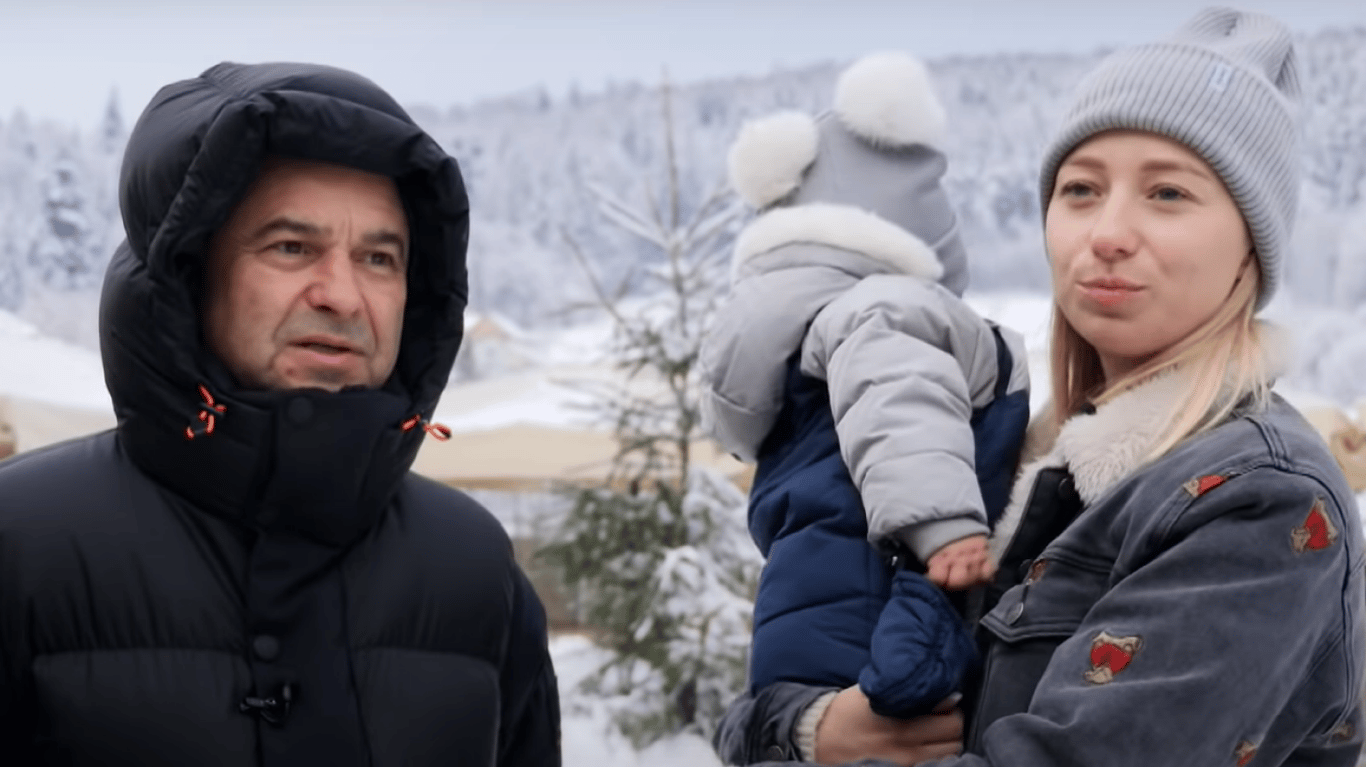 Виктор Павлик, Катя Репяхова и их сын Миша