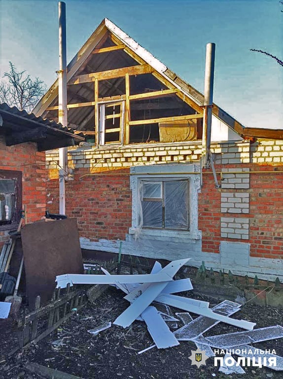 Последствия обстрела Запорожской области