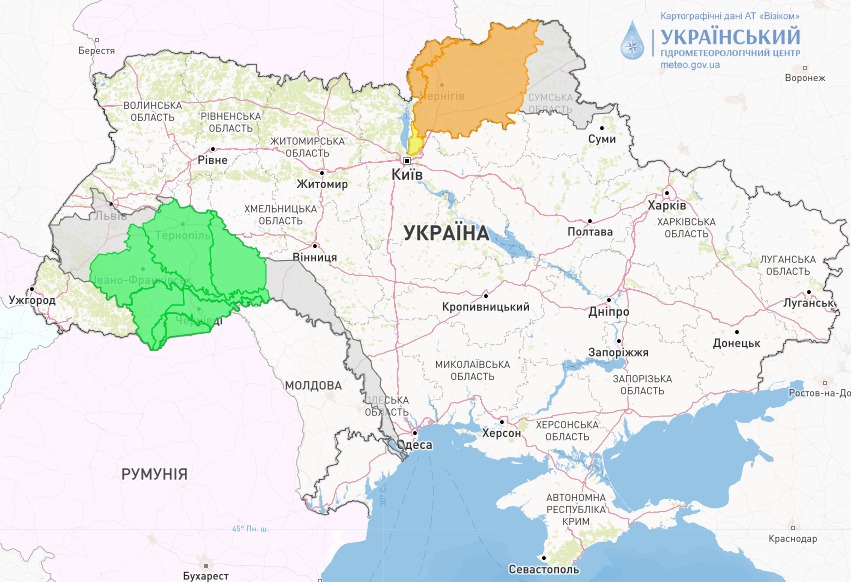 Предупреждение о опасных гидрологических явлениях