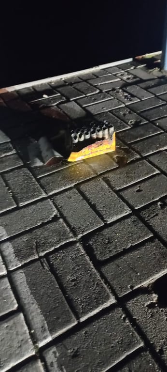 Салют, который запускал мужчина