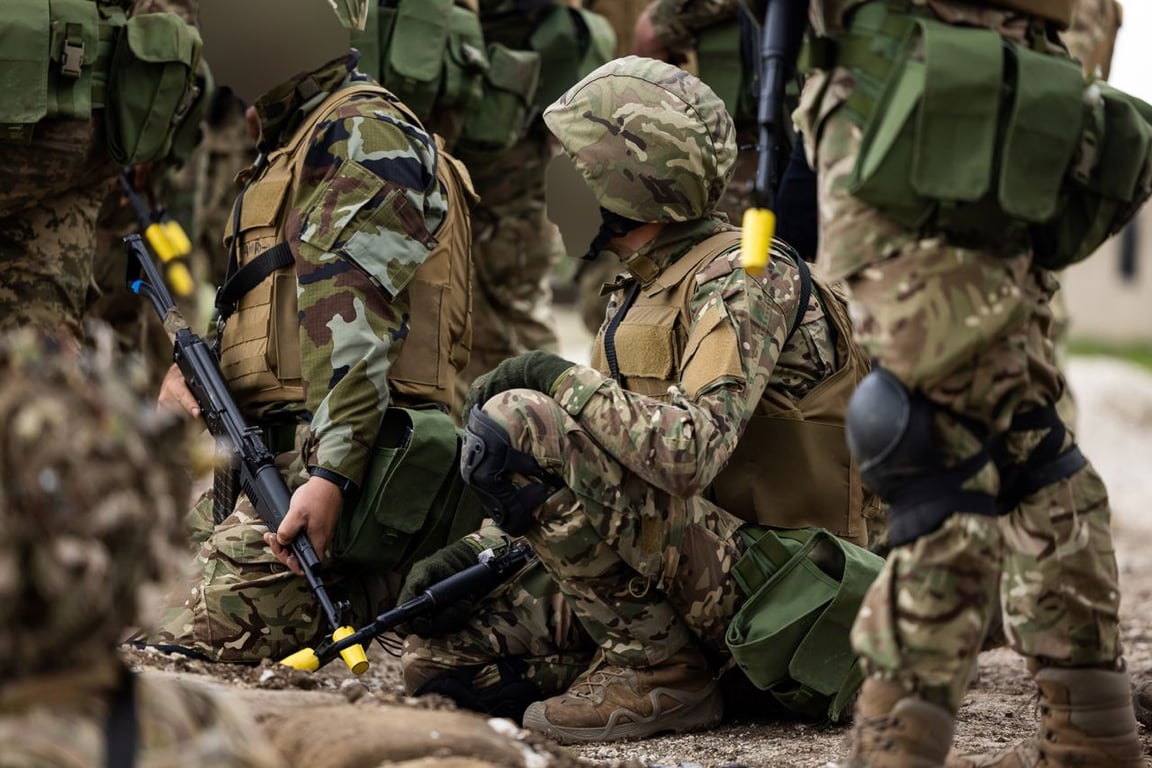 Зеленська на навчанні військових