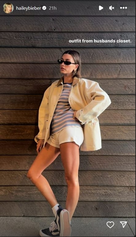 Дружина Джастіна Бібера приміряла його спіднє - фото 1