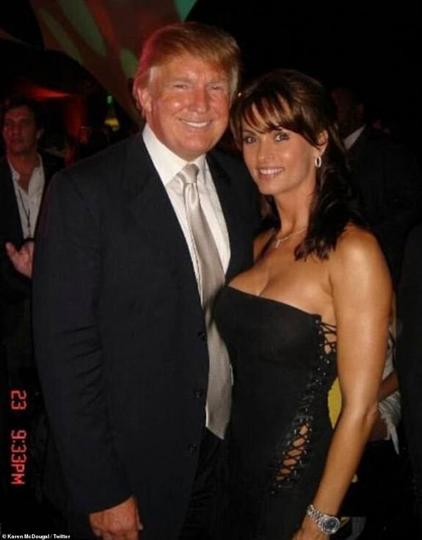 Карен и Дональд Трамп