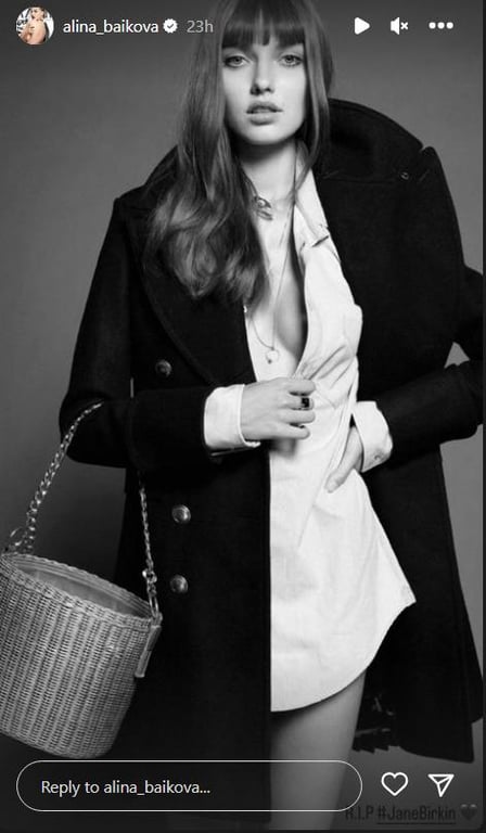 Супермодель Алина Байкова поразила фотосессией в культовом стиле Джейн Биркин - фото 6