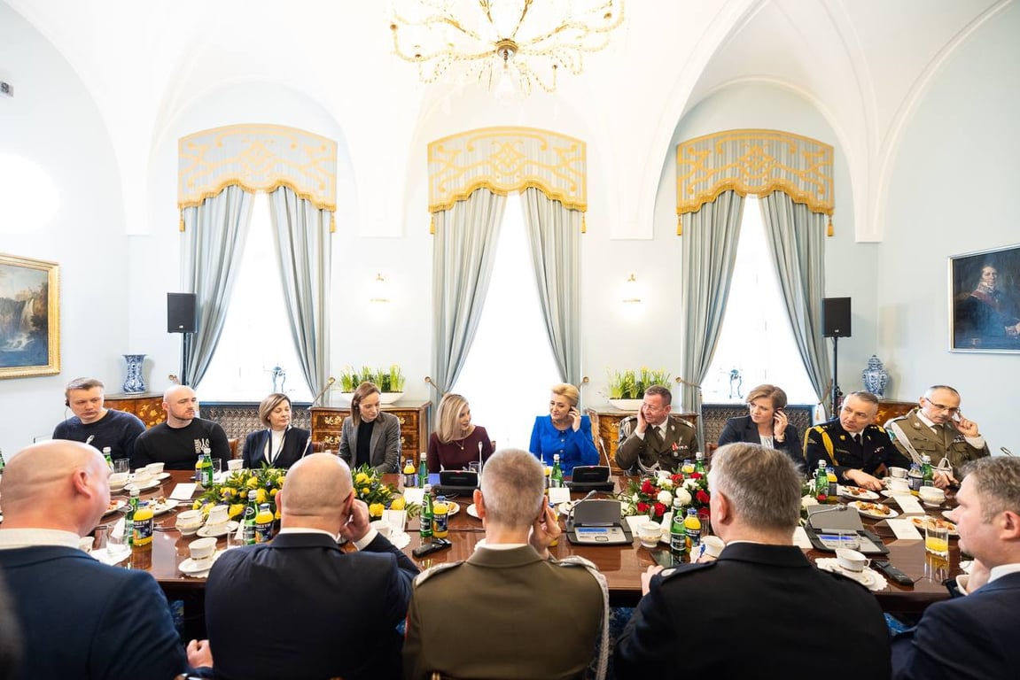 Зеленская в Польше