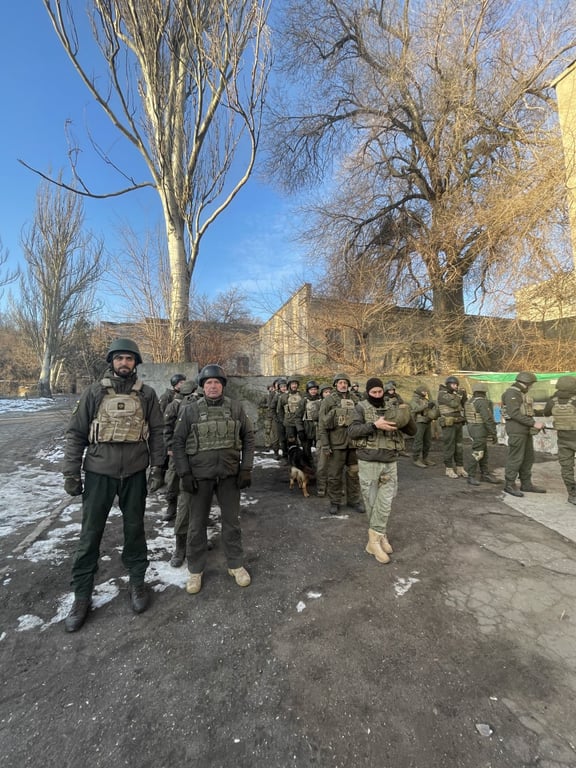 Команда на тактических учениях