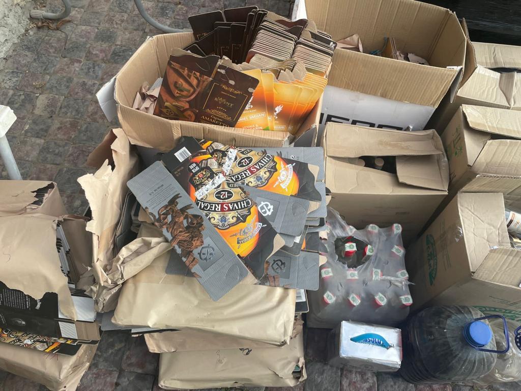 Речові докази злочину. Фото: Південне регіональне управління Держприкордонслужби України