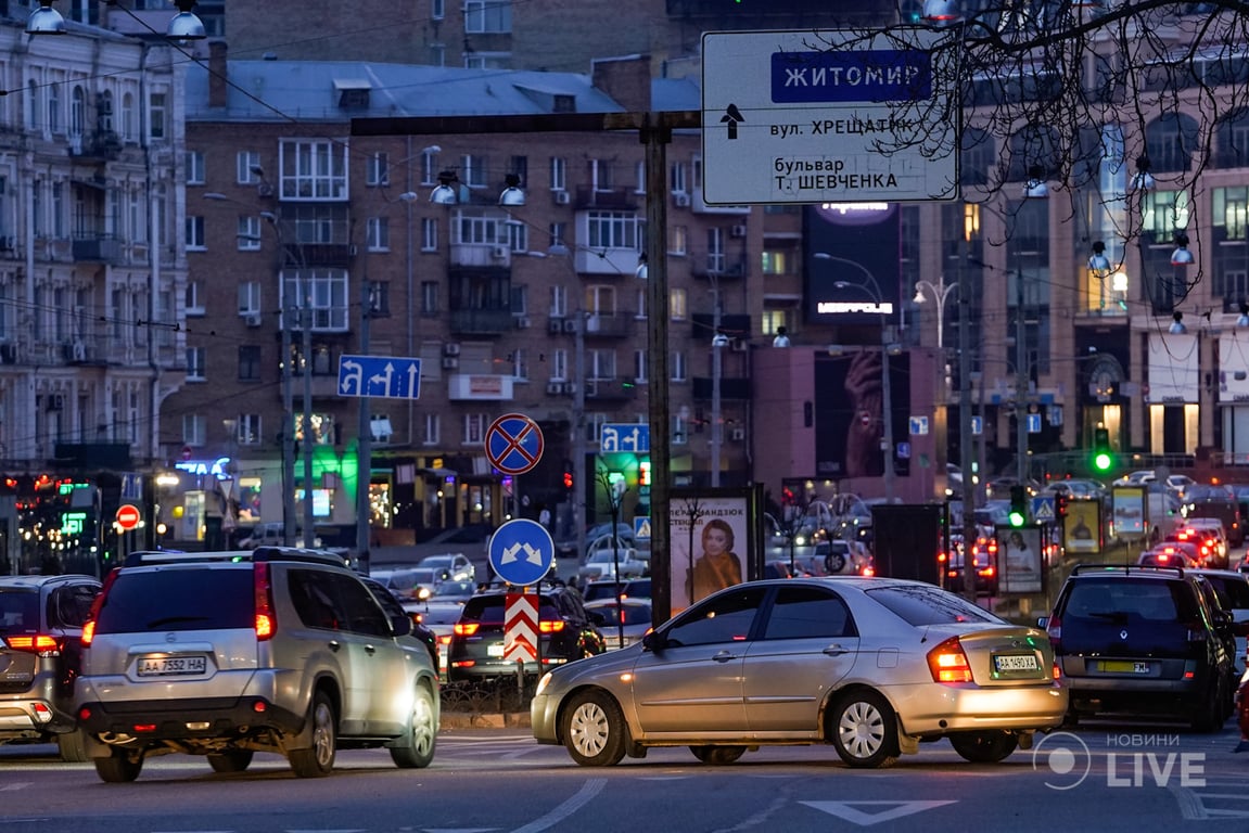 Пробки Киев