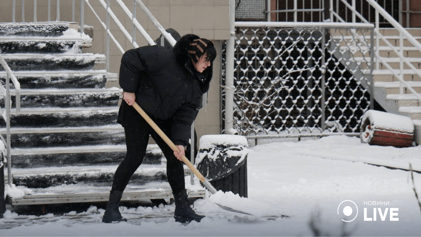 Сніг в Одесі