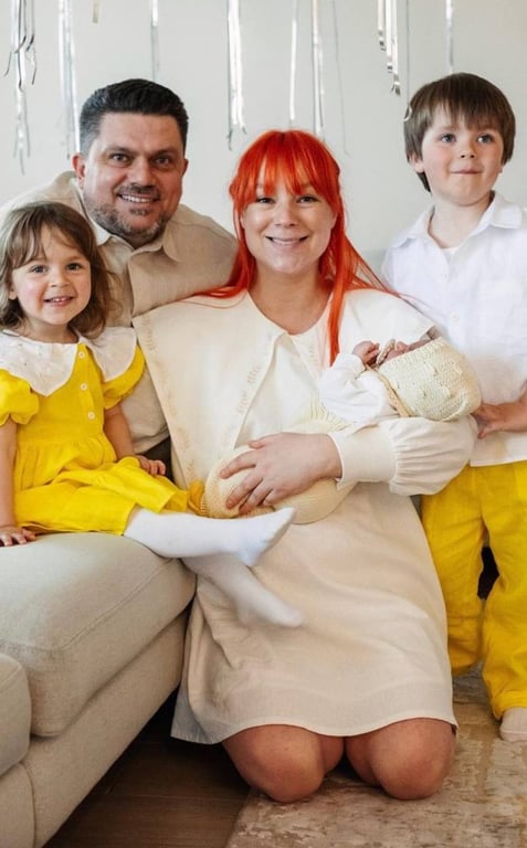 Светлана Тарабарова с семьей