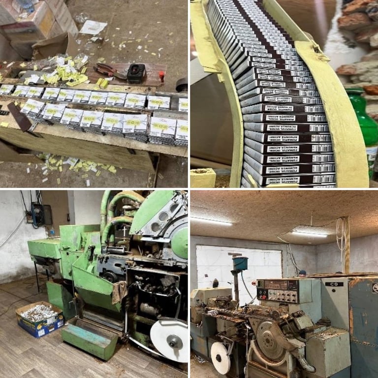 Контрафактные сигареты