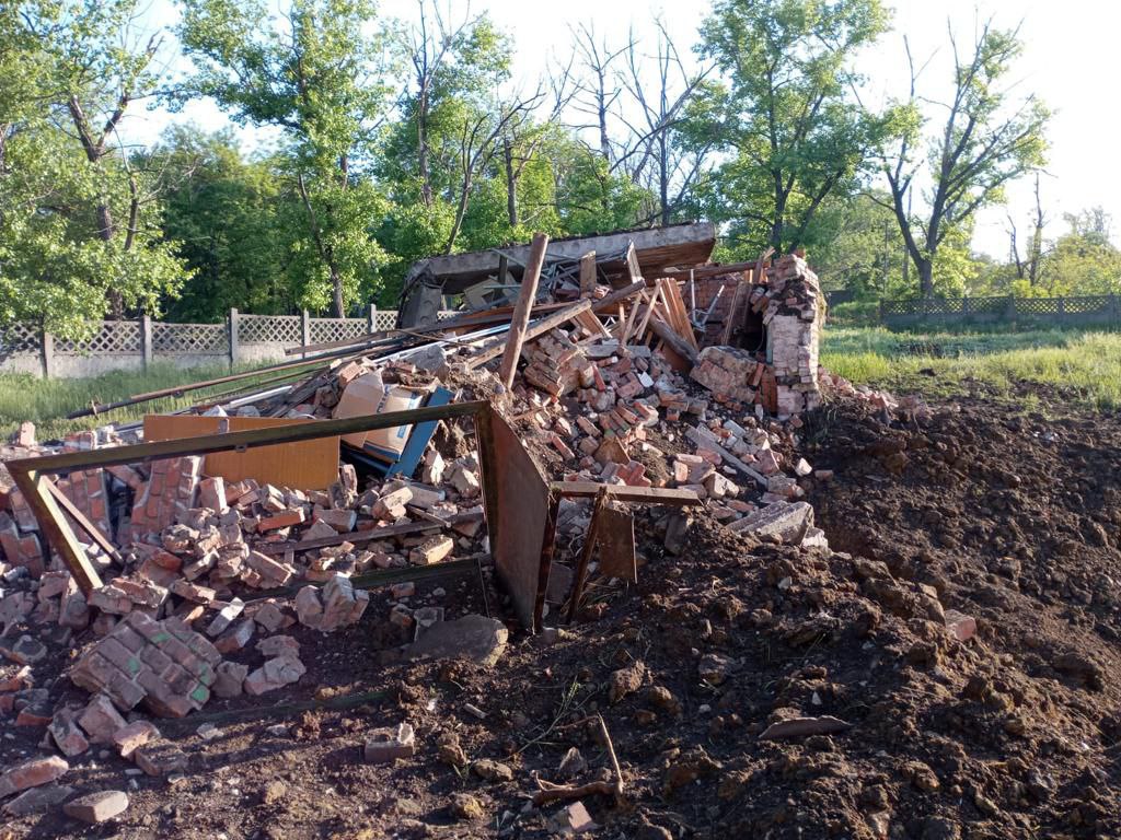 Обстрелы Донецкой области