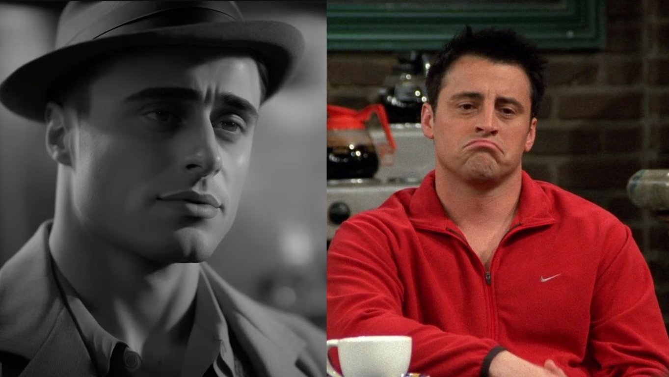 Нейросеть перенесла Джои из Друзей в фильм-нуар