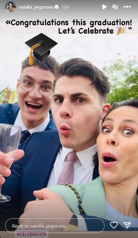 Бывшая жена Кличко показала их сына-выпускника - фото 2