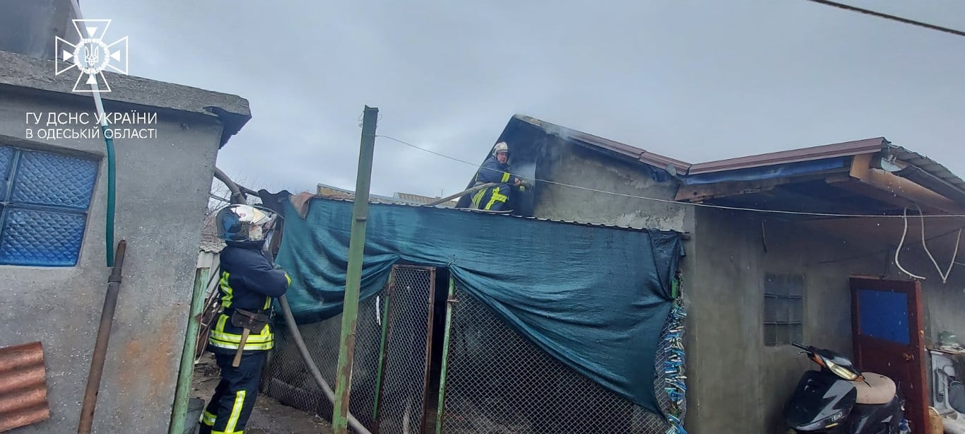 пожар в Одесской области 17 марта