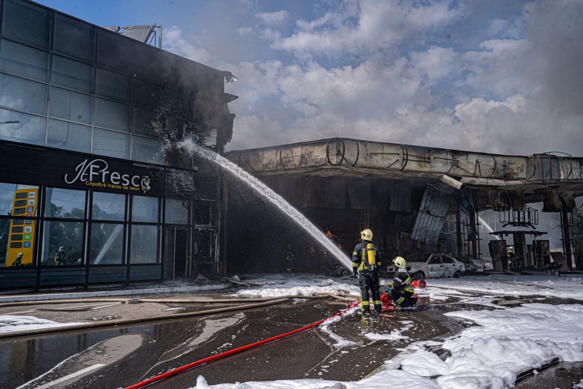 Пожар в Киеве