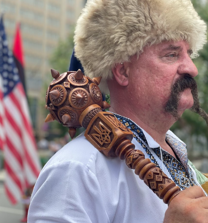 Українці відзначають День Незалежності США у Філадельфії, 4 липня 2023 року. Фото: Уляна Бойчук