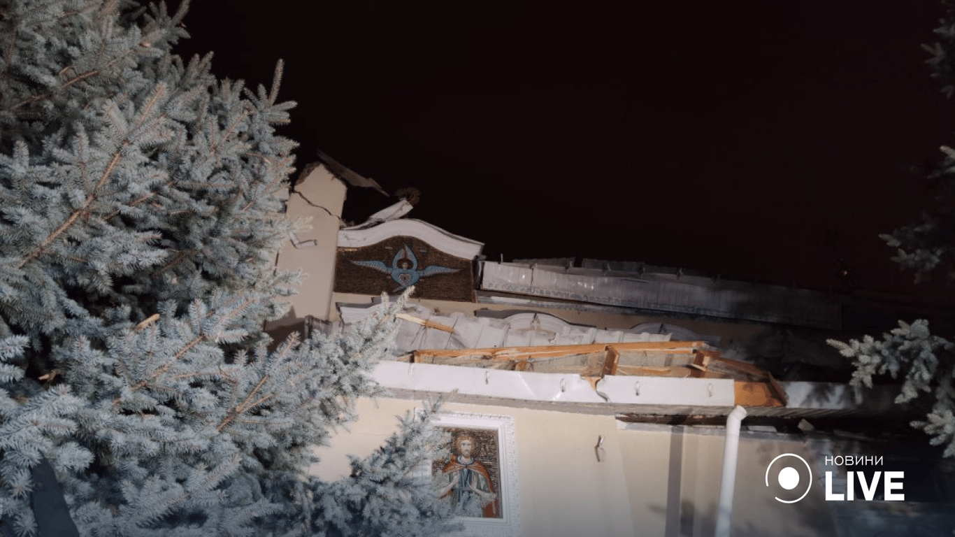 В Одесі пошкоджено будівлю монастиря