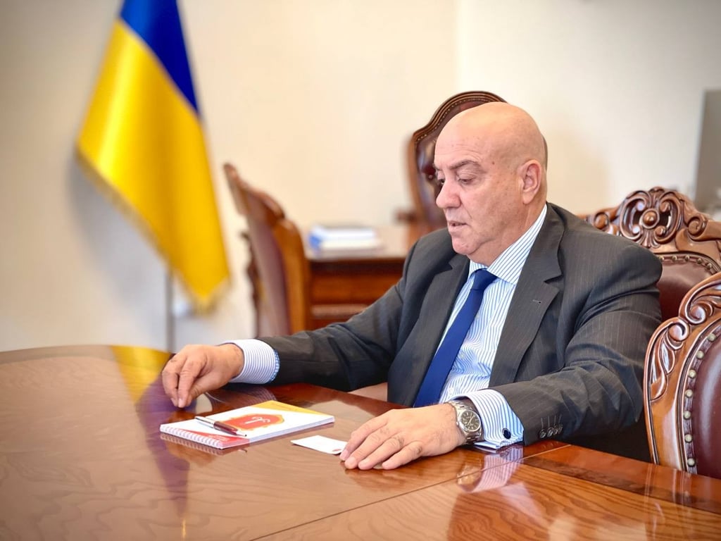 Михалисом Захариоглу Послом Республики Кипр в Украине. Фото: Одесский городской совет