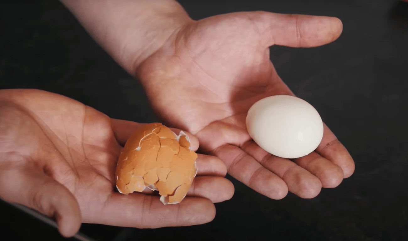 Очистка яиц