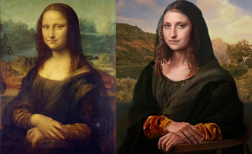 Як виглядає Мона Ліза у реальності: версія штучного інтелекту