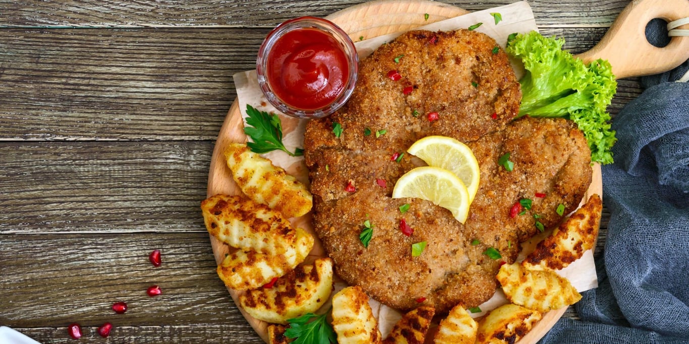 Шніцель по-віденськи з лимоном — рецепт Тома Круза