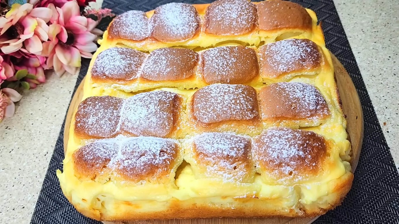 Пирог с творогом