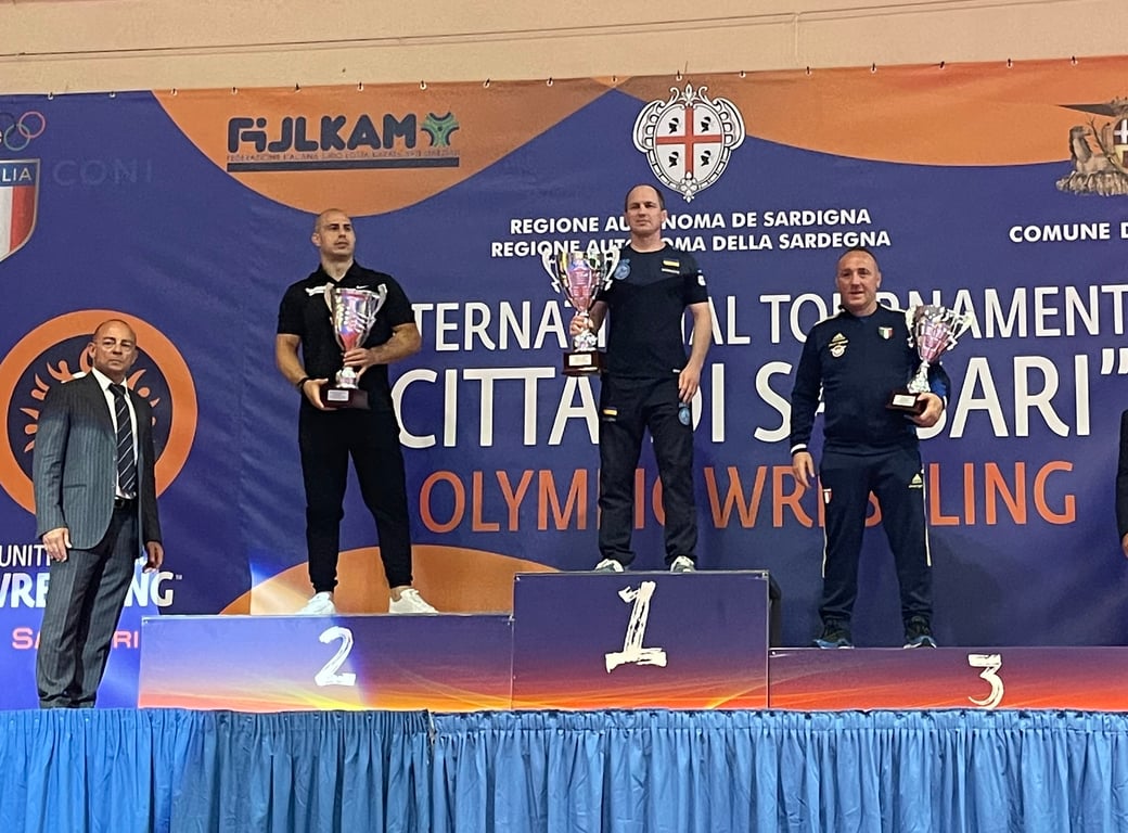 Переможці на турнірі з вільної боротьби в Італії. Фото: Ukrainian Wrestling Association