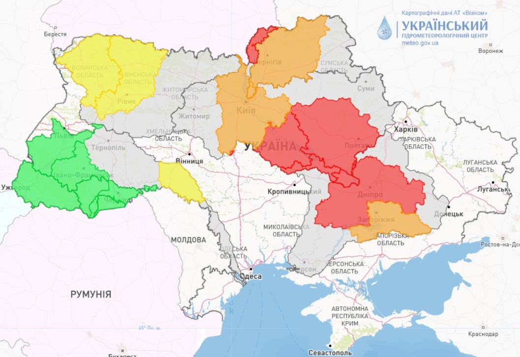 Повені в Україні 14-17 квітня 2023